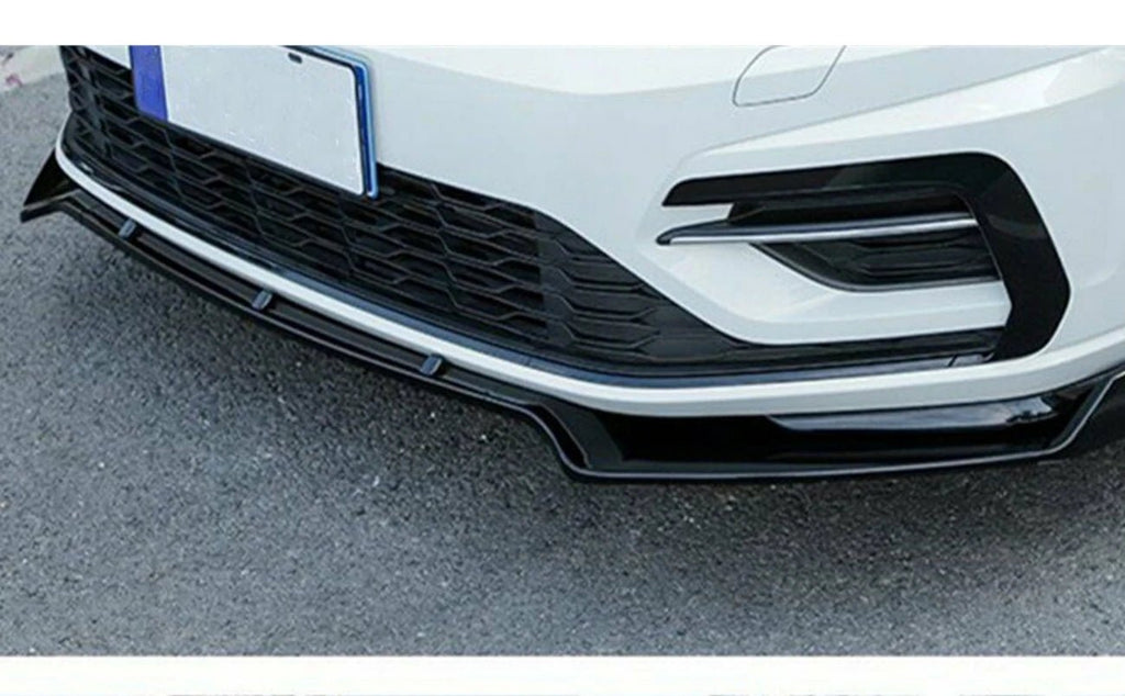 Front Bumper Splitter Lip For VW Golf 7 7.5 MK7 MK7.5 GTI GTD R R-Line All Models 2012-2020 Diffuser Body Kit Spoiler Guard - PrimeNest