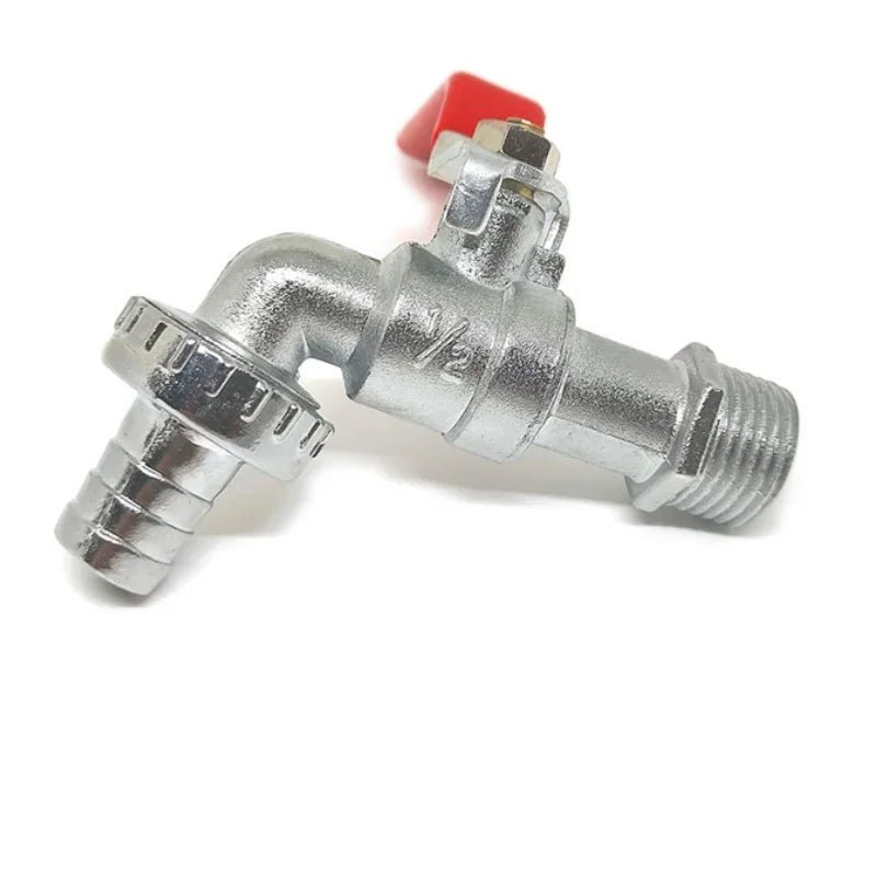 Garden Tools Brass Water Faucet 1/2" Outside & Inside Used Easy Turn On/Off Lever Handle Watering Supply Taps Ball Valve - PrimeNest