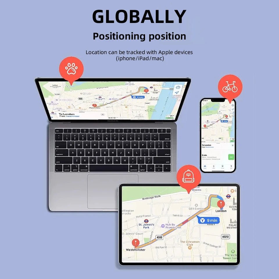 GPS Tag Tracker Find My Mini Bluetooth GPS Long Standby Time Global Accurate Positioning Anti-lost Device Two Colors Available ﻿ - PrimeNest