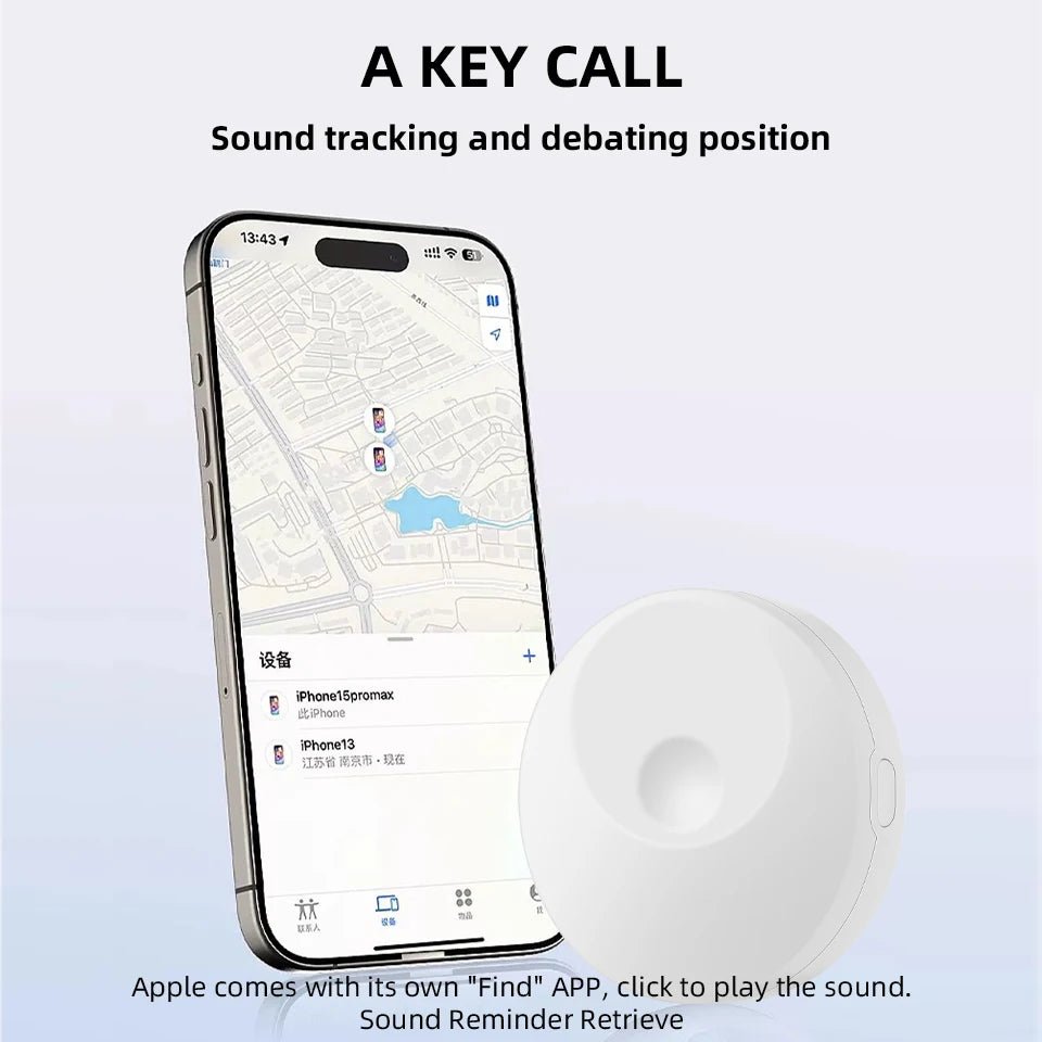 GPS Tag Tracker Find My Mini Bluetooth GPS Long Standby Time Global Accurate Positioning Anti-lost Device Two Colors Available ﻿ - PrimeNest