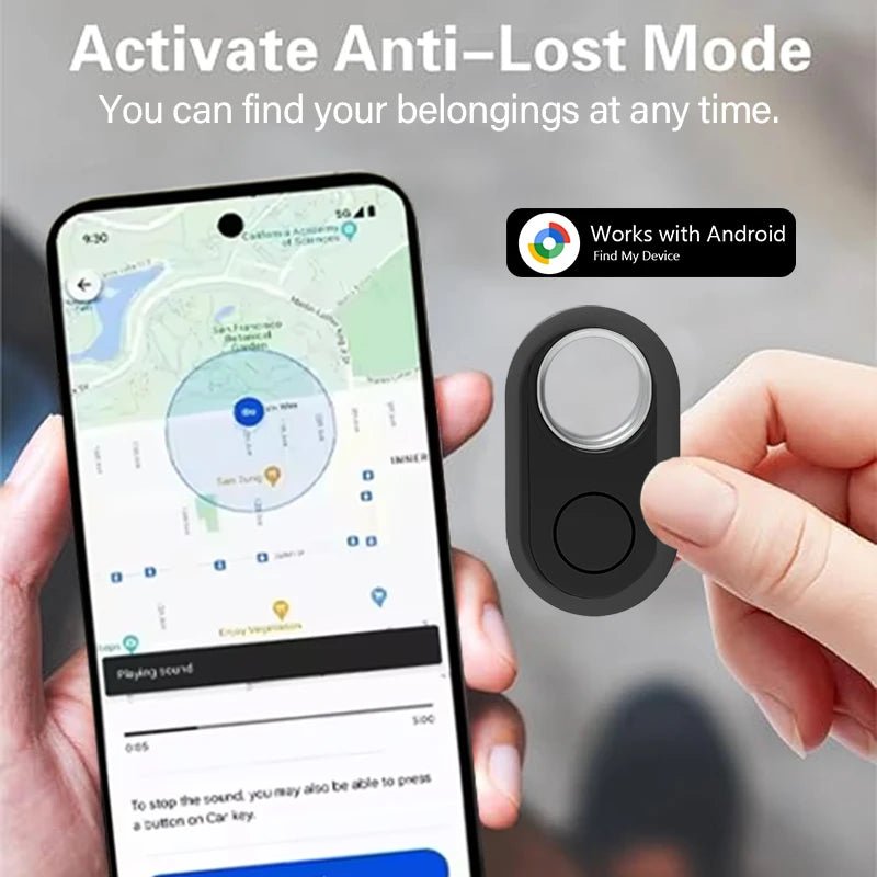 GPS Tracker for Samsung Android Tracker Work with Google Find My Bluetooth Locator Finder Global Positioning Anti-lost Smart Tag - PrimeNest