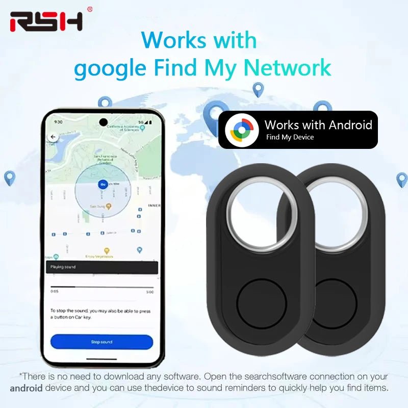 GPS Tracker for Samsung Android Tracker Work with Google Find My Bluetooth Locator Finder Global Positioning Anti-lost Smart Tag - PrimeNest