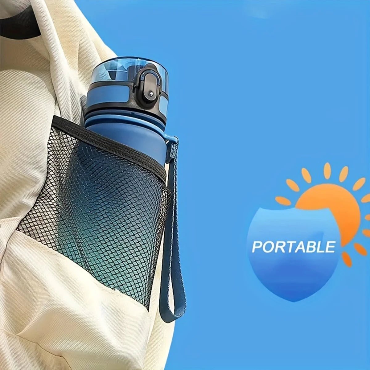 Gradient Water Bottle - 1000ml/600ml/750ml Capacity Outdoor Camping Gym Suitable Holiday Gift Birthday - PrimeNest