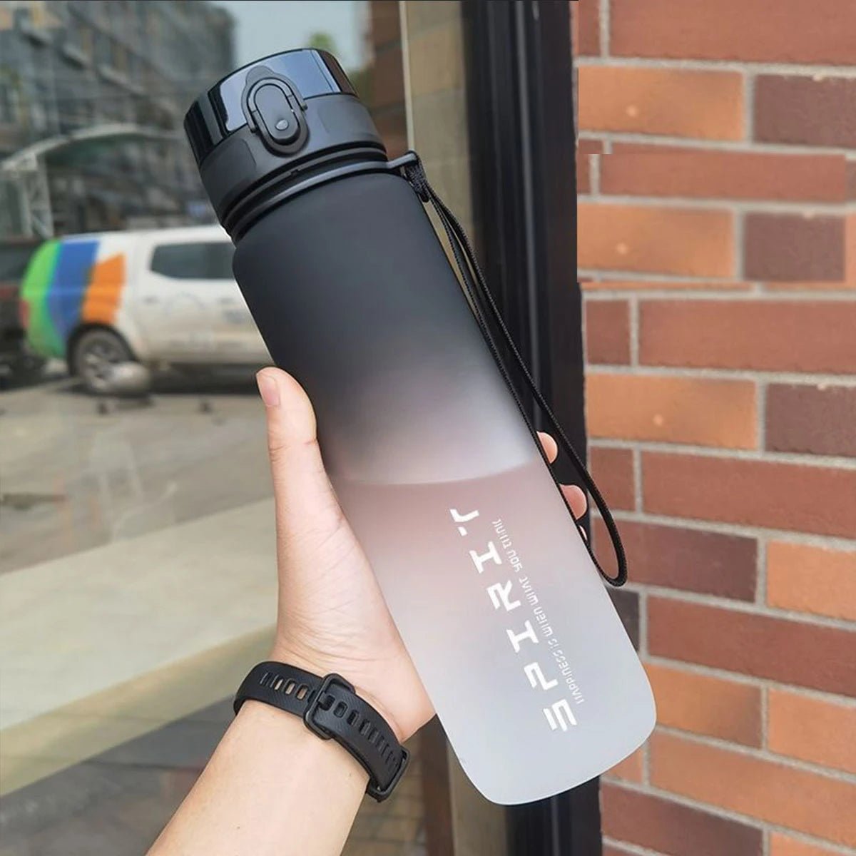 Gradient Water Bottle - 1000ml/600ml/750ml Capacity Outdoor Camping Gym Suitable Holiday Gift Birthday - PrimeNest