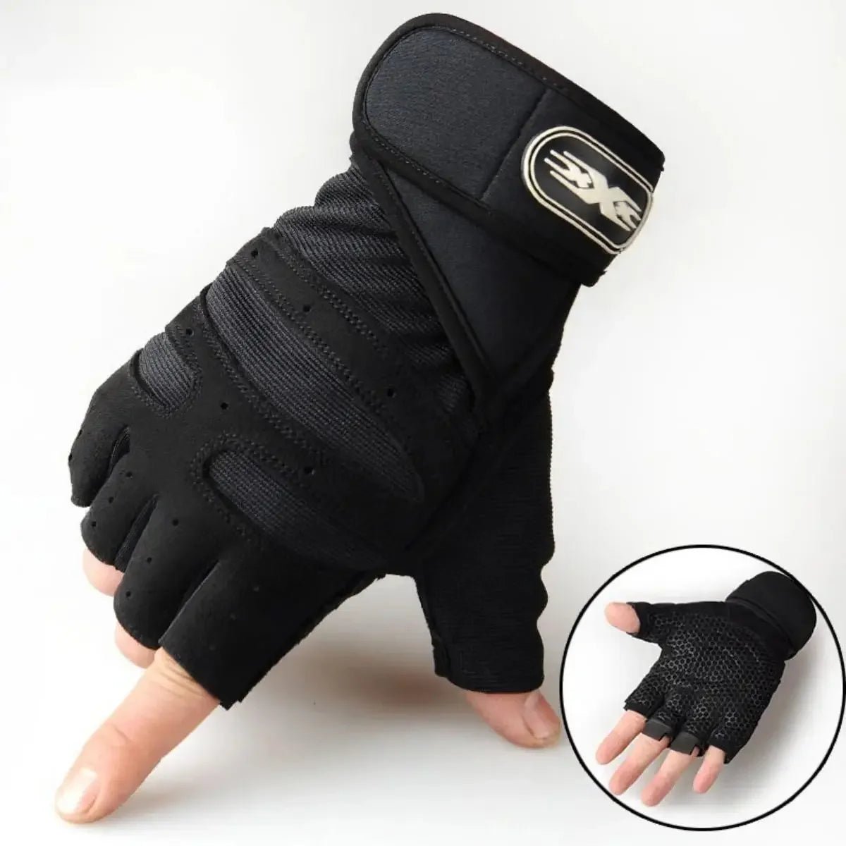 Gym Gloves for Men Women Fitness Weight Lifting Wristband Gloves Body Building Training Sports Exercise Cycling Glove Shockproof - PrimeNest