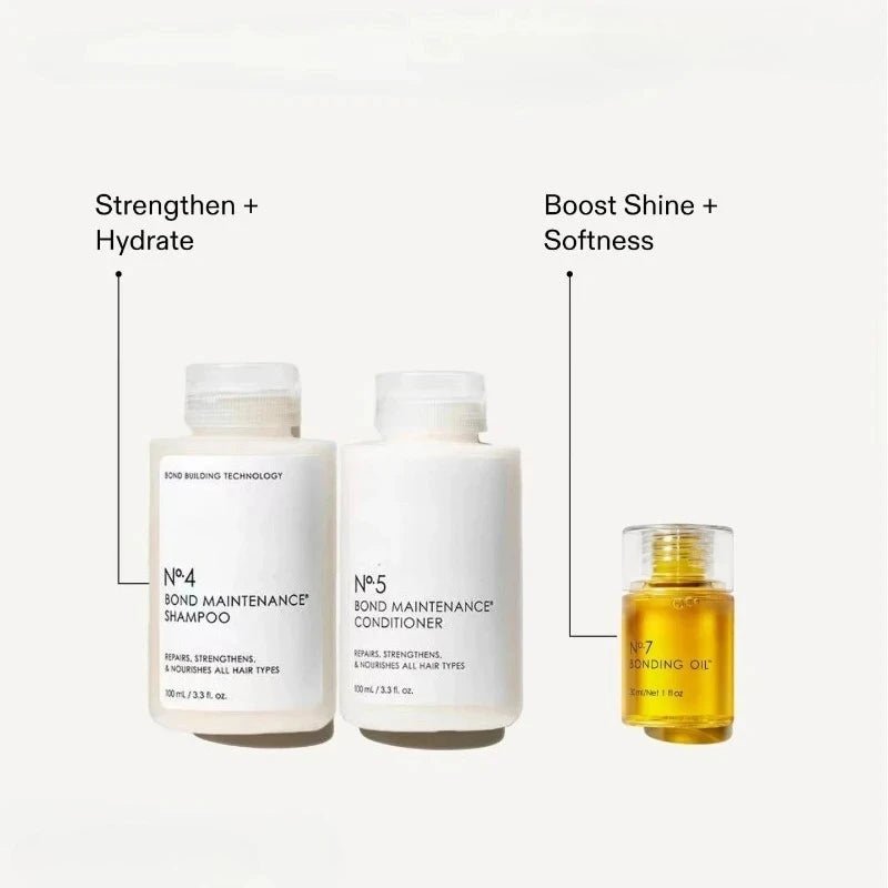 Hair Care Series Shine Hair Kit No.3,4, 5, 6,7 Hair Mask,Shampoo,Conditioner,Bonding Oil Sets To Clean, Hydrate & Control Frizz - PrimeNest