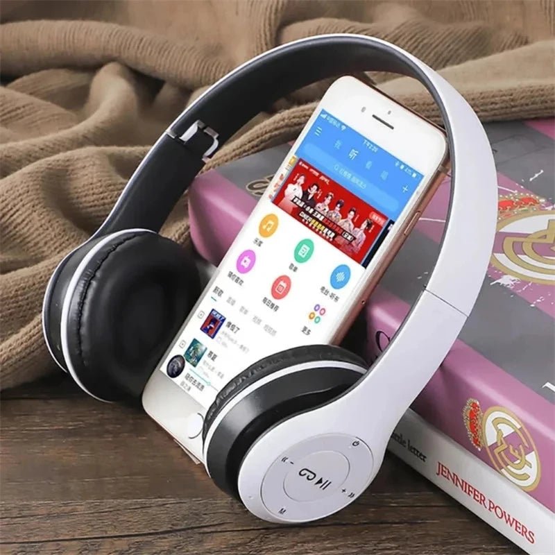 Handsfree Wireless Headphones Noise Canceling Headphone Earphone P47 headset Bluetooth Head Phone for iPhone Huawei Samsung S22 - PrimeNest