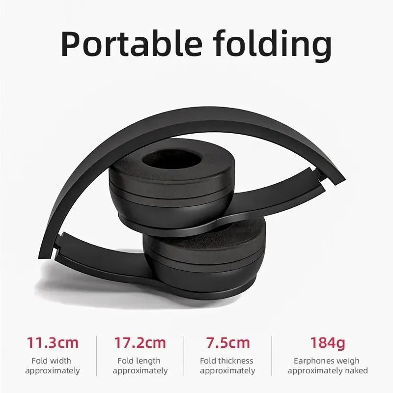 Handsfree Wireless Headphones Noise Canceling Headphone Earphone P47 headset Bluetooth Head Phone for iPhone Huawei Samsung S22 - PrimeNest