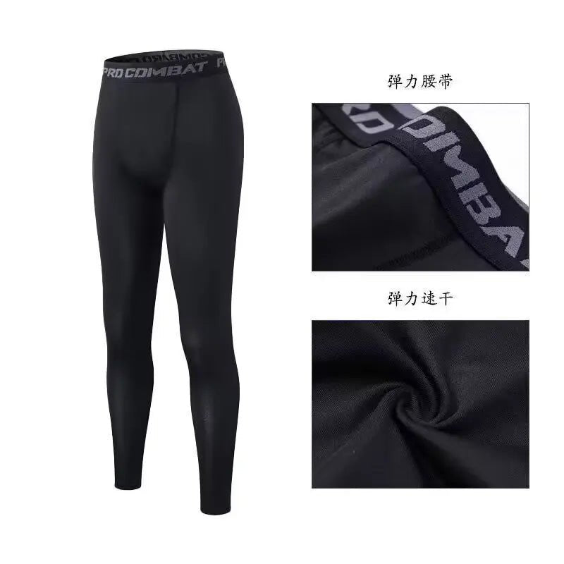 High-Performance Compression Leggings for Men Fitness Workouts Tights for Enhanced Fitness Performance and Running Comfort - PrimeNest