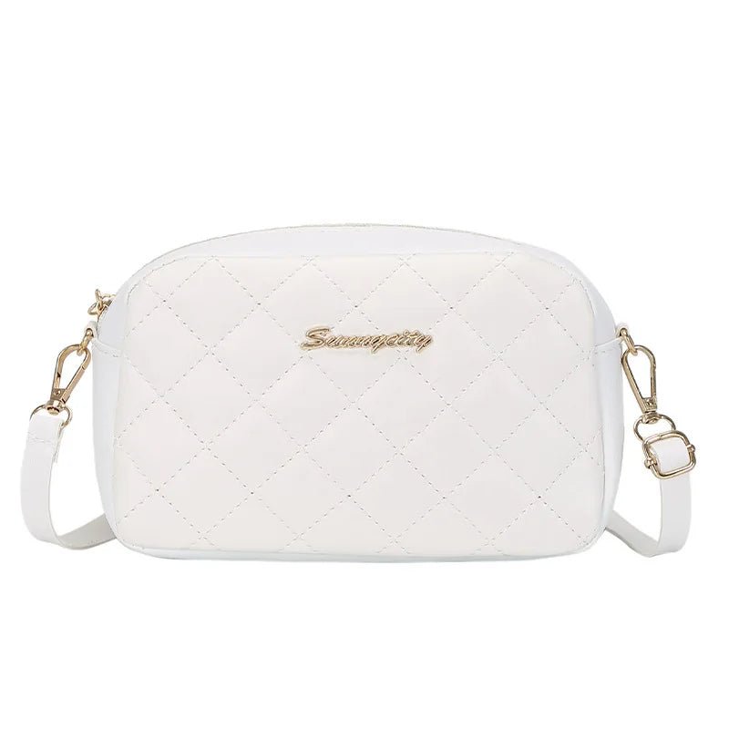 HOMEFISH Tassel Small Messenger Bag For Women Trend Lingge Embroidery Camera Female Shoulder Bag Fashion Chain Crossbody Bags - PrimeNest