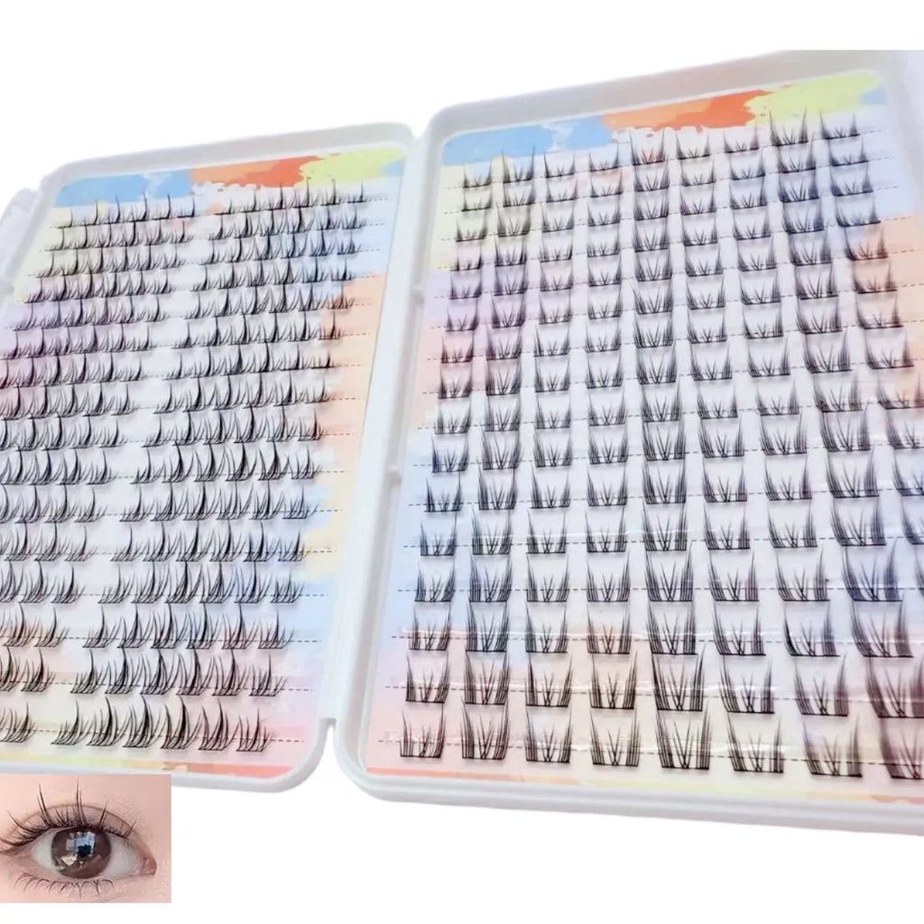 Hot Sales 32 Rows False Eyelash Book Natural Soft Daily Makeup Lash Clusters For Beauty - PrimeNest