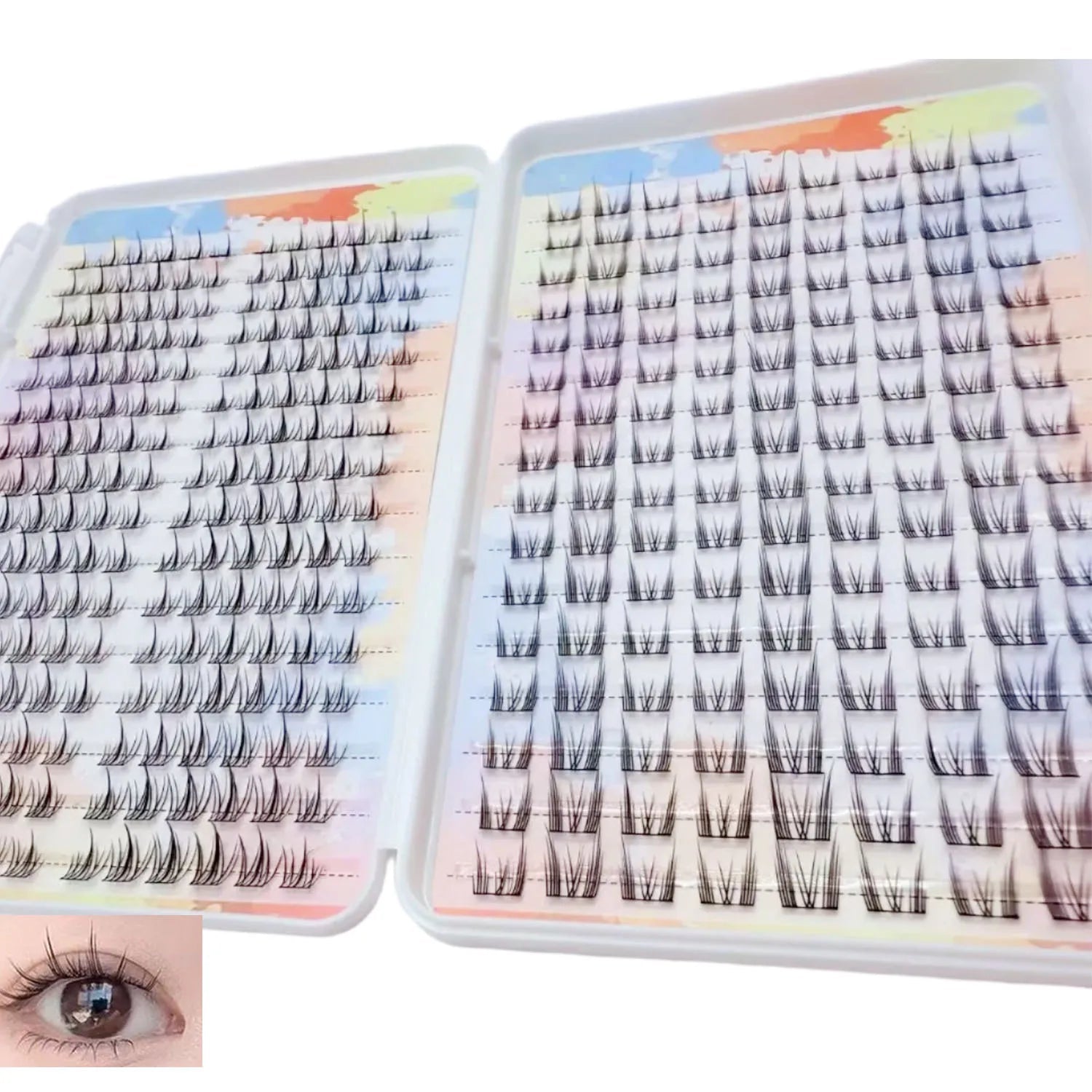 Hot Sales 32 Rows False Eyelash Book Natural Soft Daily Makeup Lash Clusters For Beauty - PrimeNest