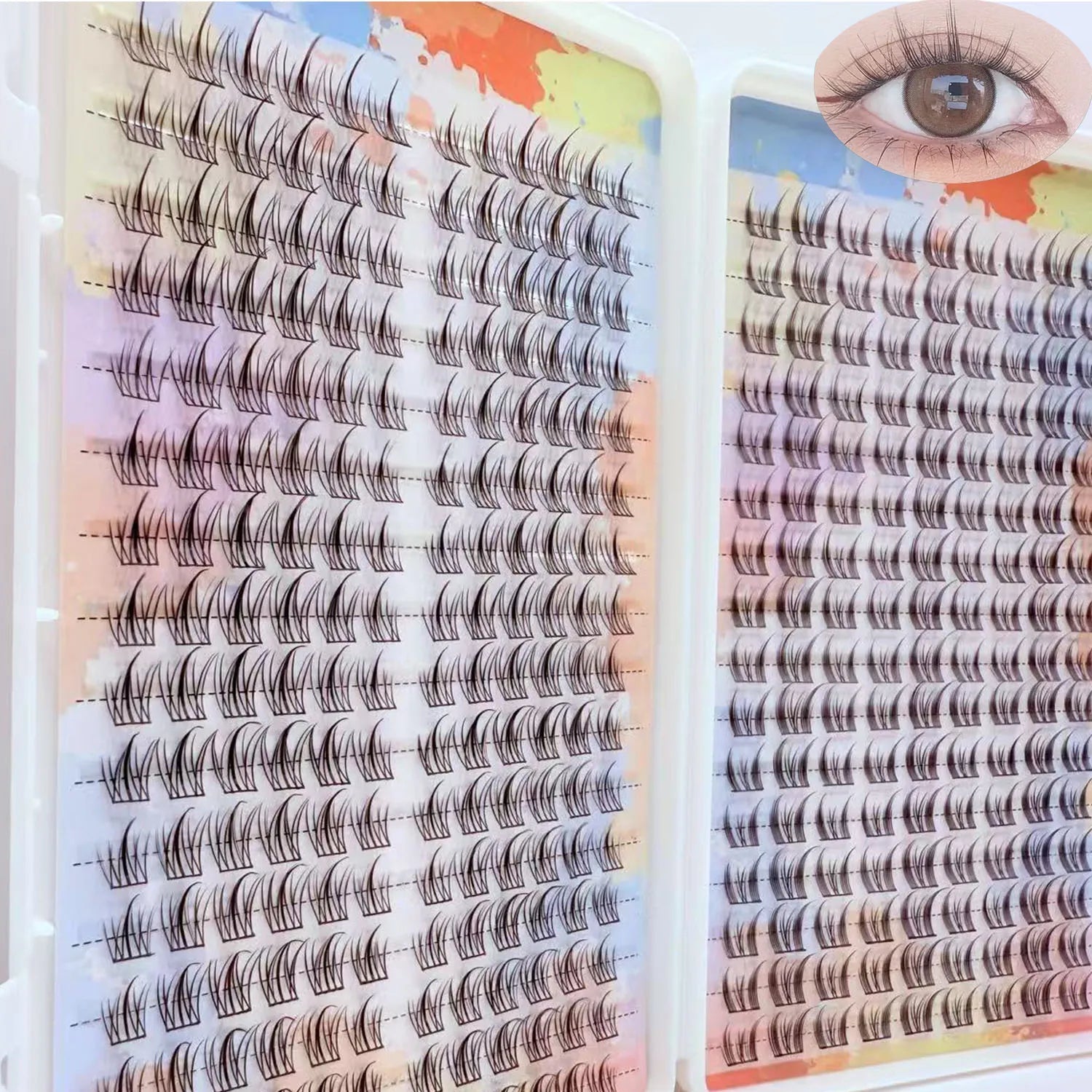 Hot Sales 32 Rows False Eyelash Book Natural Soft Daily Makeup Lash Clusters For Beauty - PrimeNest