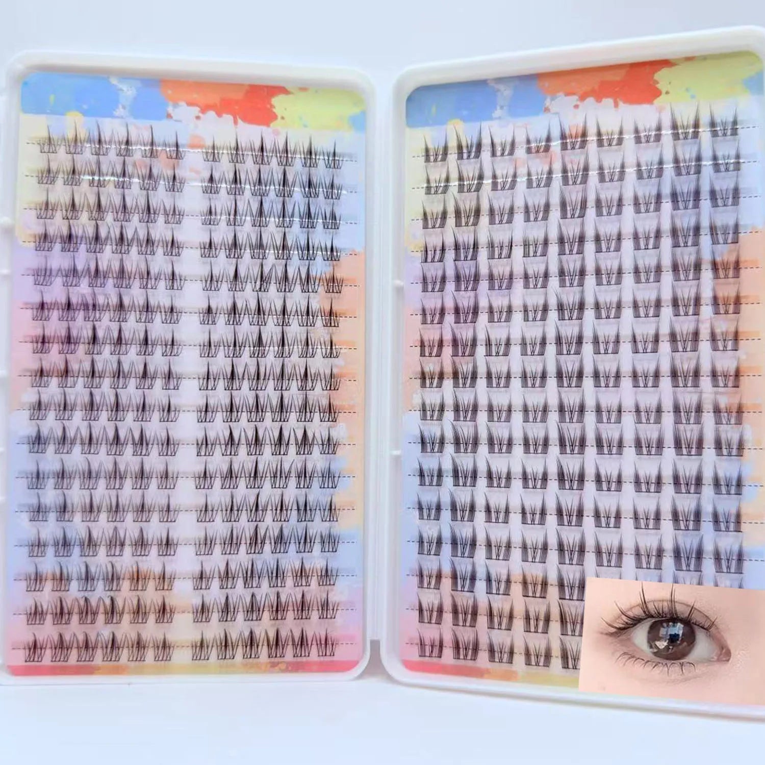 Hot Sales 32 Rows False Eyelash Book Natural Soft Daily Makeup Lash Clusters For Beauty - PrimeNest