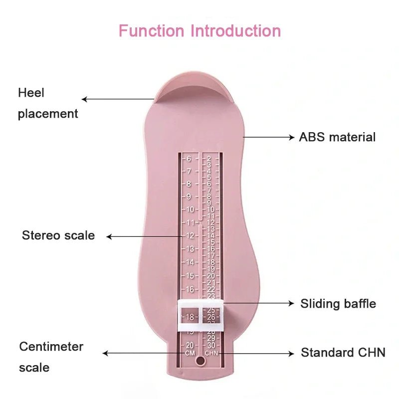 Kids Toddler Foot Measure Gauge Shoes Size Measuring Ruler Tool Baby Boy Girl Children's Foot Length Measuring Ruler Fittings - PrimeNest