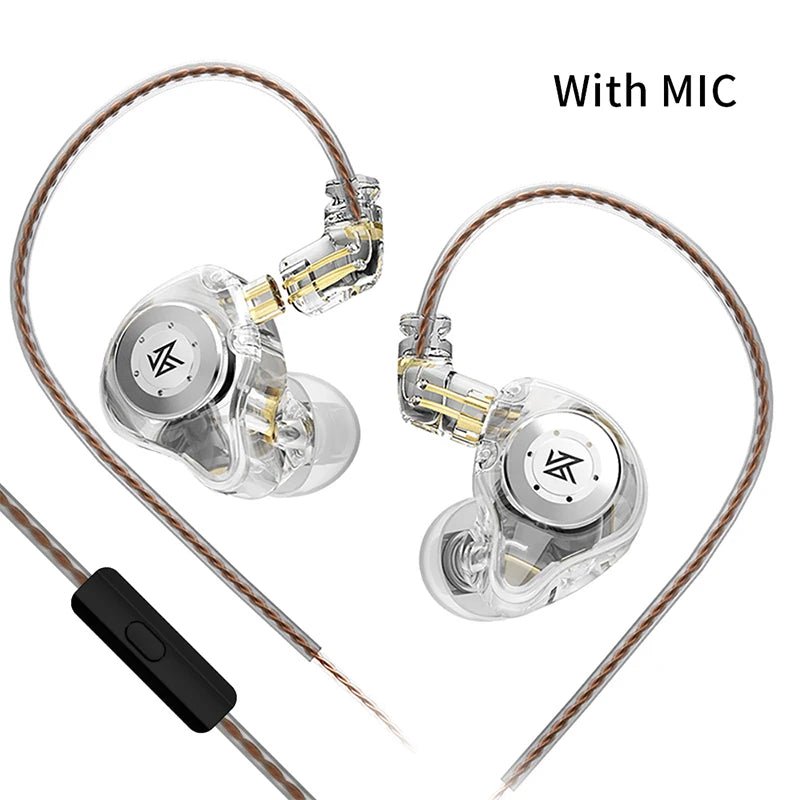 KZ EDX PRO 10mm Dual Magnetic Circuit Dynamic Drive Earphone HIFI Bass Earbud Sport Noise Cancelling Headset KZ ZSTX ZSN PRO ZAS - PrimeNest
