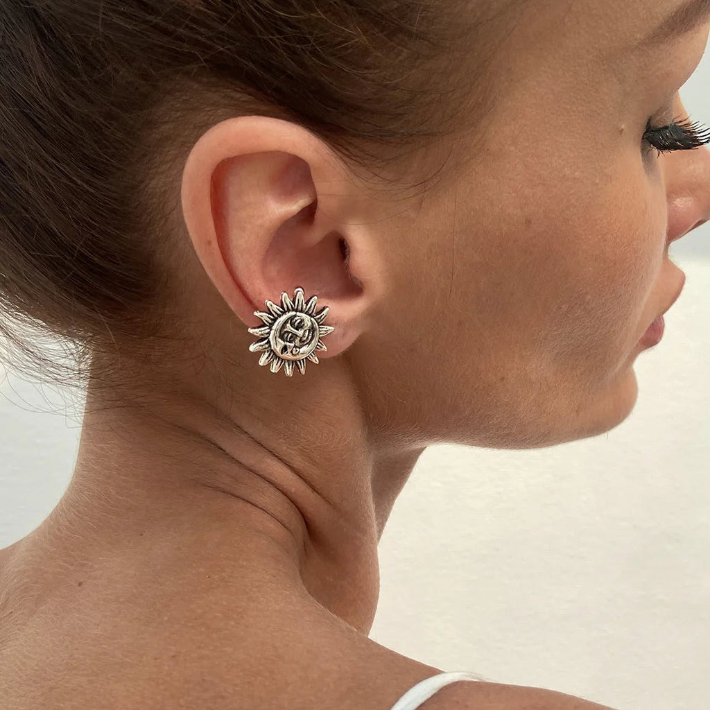 LATS Starfish Shell Flower Clip Earrings for Women Gold/Silver Color Non-Piercing Ear Cuff Daily Jewelry Accessories Party Gift - PrimeNest