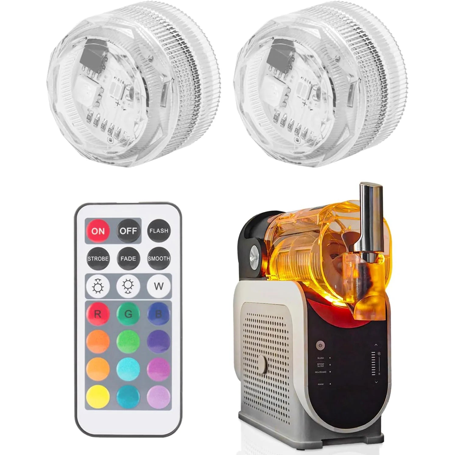 LED Capsule Lights for Ninja Slushi FS301/FS300 - No Installation, 13 Colors & 4 Modes or Slushi Machine Accessories - PrimeNest