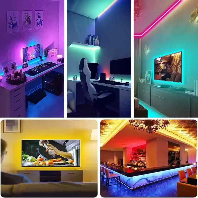 Led Lights for TV 3 Key Control Led Strip USB 5V Tape Lights for TV Backlight Home Party Decoration Flexible Ribbon - PrimeNest