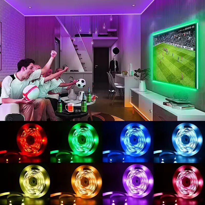 Led Lights for TV 3 Key Control Led Strip USB 5V Tape Lights for TV Backlight Home Party Decoration Flexible Ribbon - PrimeNest