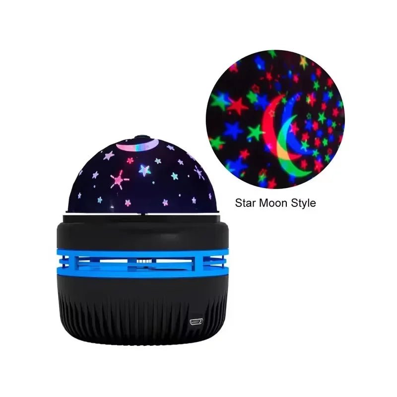 LED Starry Sky Night Lights USB Projector Lamp Magic Ball Moon Star Christmas Lights Home Room Atmosphere Decorations - PrimeNest