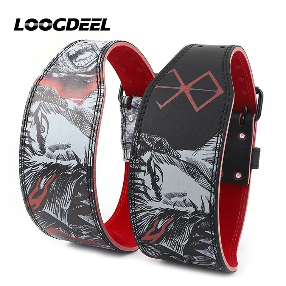 LOOGDEEL Waist Support Belt Lower Back Breathable Fitness Weightlifting Dumbbell Lumbar Waistband Support Sports Belt Women Men - PrimeNest