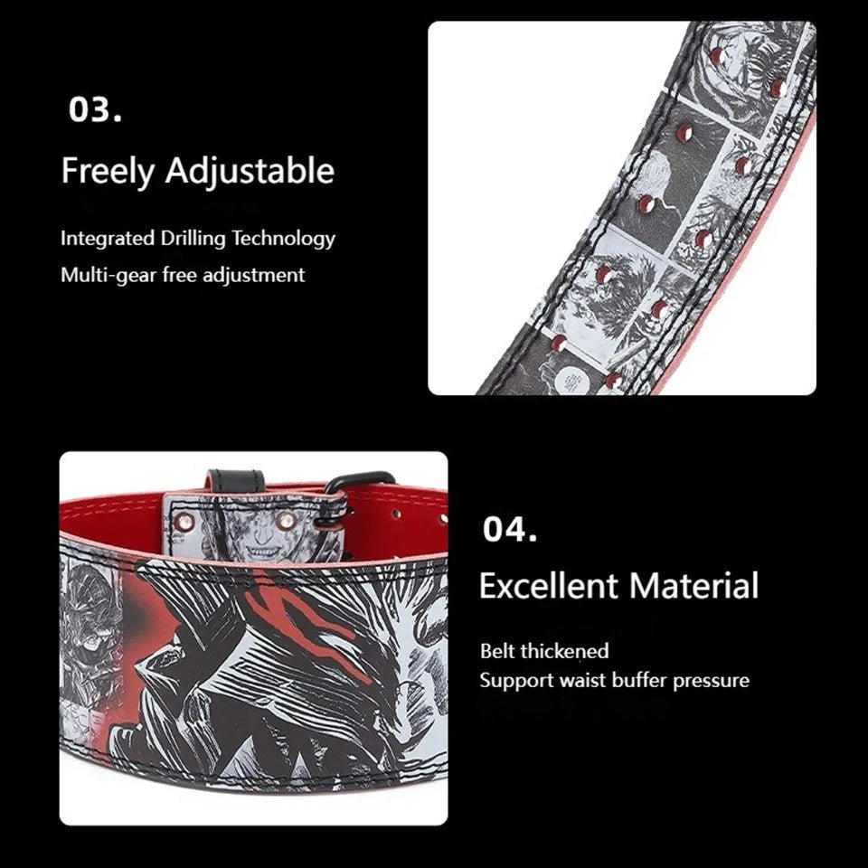 LOOGDEEL Waist Support Belt Lower Back Breathable Fitness Weightlifting Dumbbell Lumbar Waistband Support Sports Belt Women Men - PrimeNest