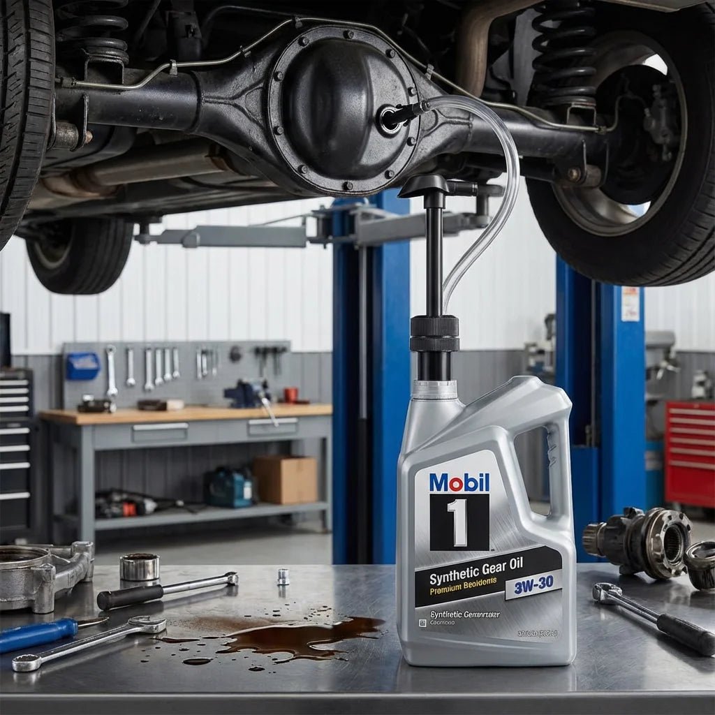 Lubricant Fluid Transfer Pump,Transmission Fluid Pump,Gear Oil Pump for Gallon Bottles & Wide Mouth Quart Bottles,Differential F - PrimeNest