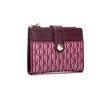 Luxury Brand Classic Retro Square Design Card Case Fashion Button Classic Folding Money Clip Compact Lightweight Luxury Women - PrimeNest