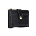 Luxury Brand Classic Retro Square Design Card Case Fashion Button Classic Folding Money Clip Compact Lightweight Luxury Women - PrimeNest