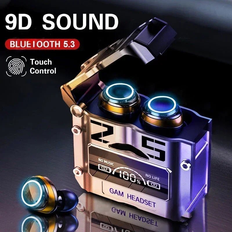 M25 TWS Bluetooth 5.3 Earbuds LED Digital Display Touch Control Wireless Stereo Sound Headphones - PrimeNest