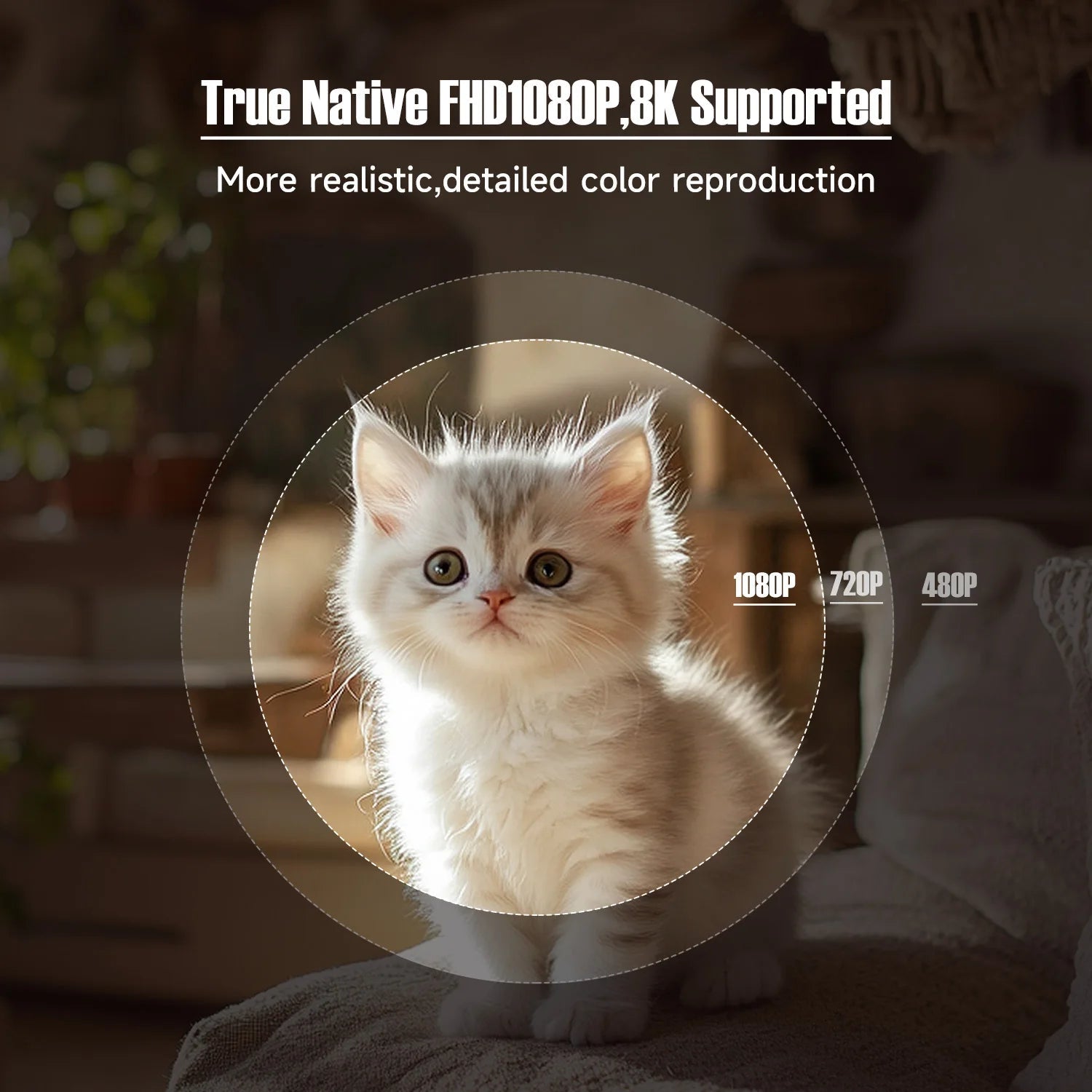 Magcubic Native 1080P 650ANSI 8K Android14 L018 Projector With Auto Keystone Correction Focus Wifi6 BT5.4 Portable Movie Outdoor - PrimeNest