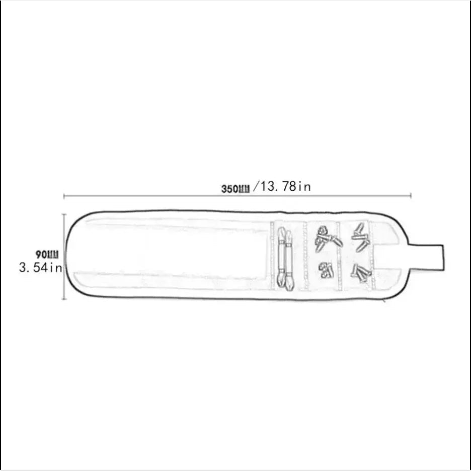 Magnetic tool wristband Working Magnetic wristband, magnetic wristband with strong magnetic nail suction - PrimeNest
