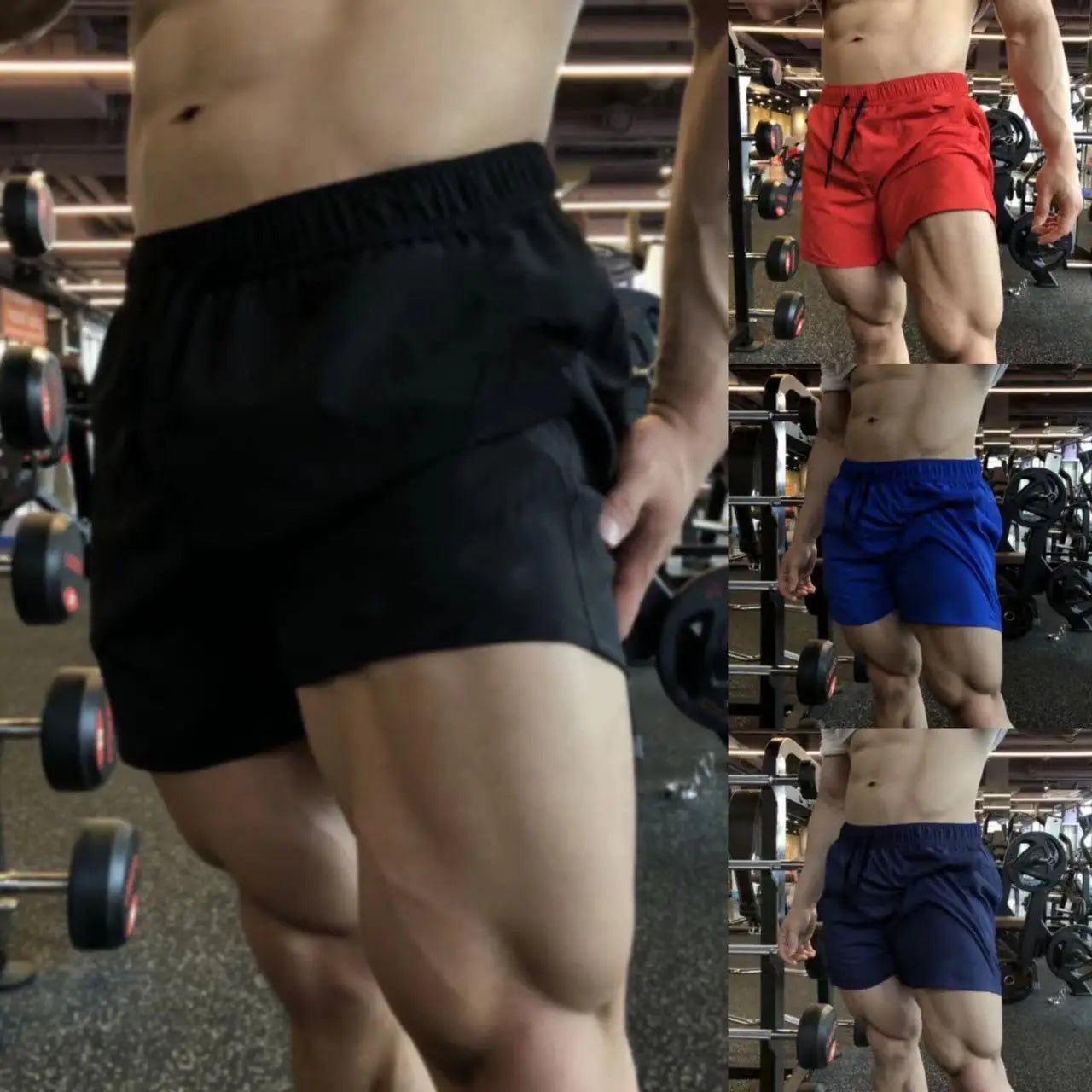 Men Sport Shorts Summer Sportswear Beach Jogging Short Pants Training Shorts Men Basketball Clothing Gym Fitness Running Bottoms - PrimeNest