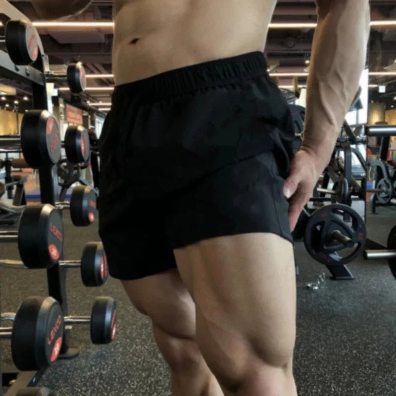 Men Sport Shorts Summer Sportswear Beach Jogging Short Pants Training Shorts Men Basketball Clothing Gym Fitness Running Bottoms - PrimeNest