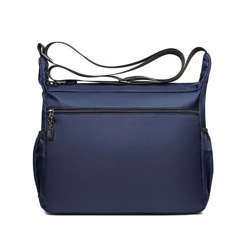 Men's cross-body bag with multi-layered pockets, adjustable shoulder strap, business single-shoulder bag - PrimeNest