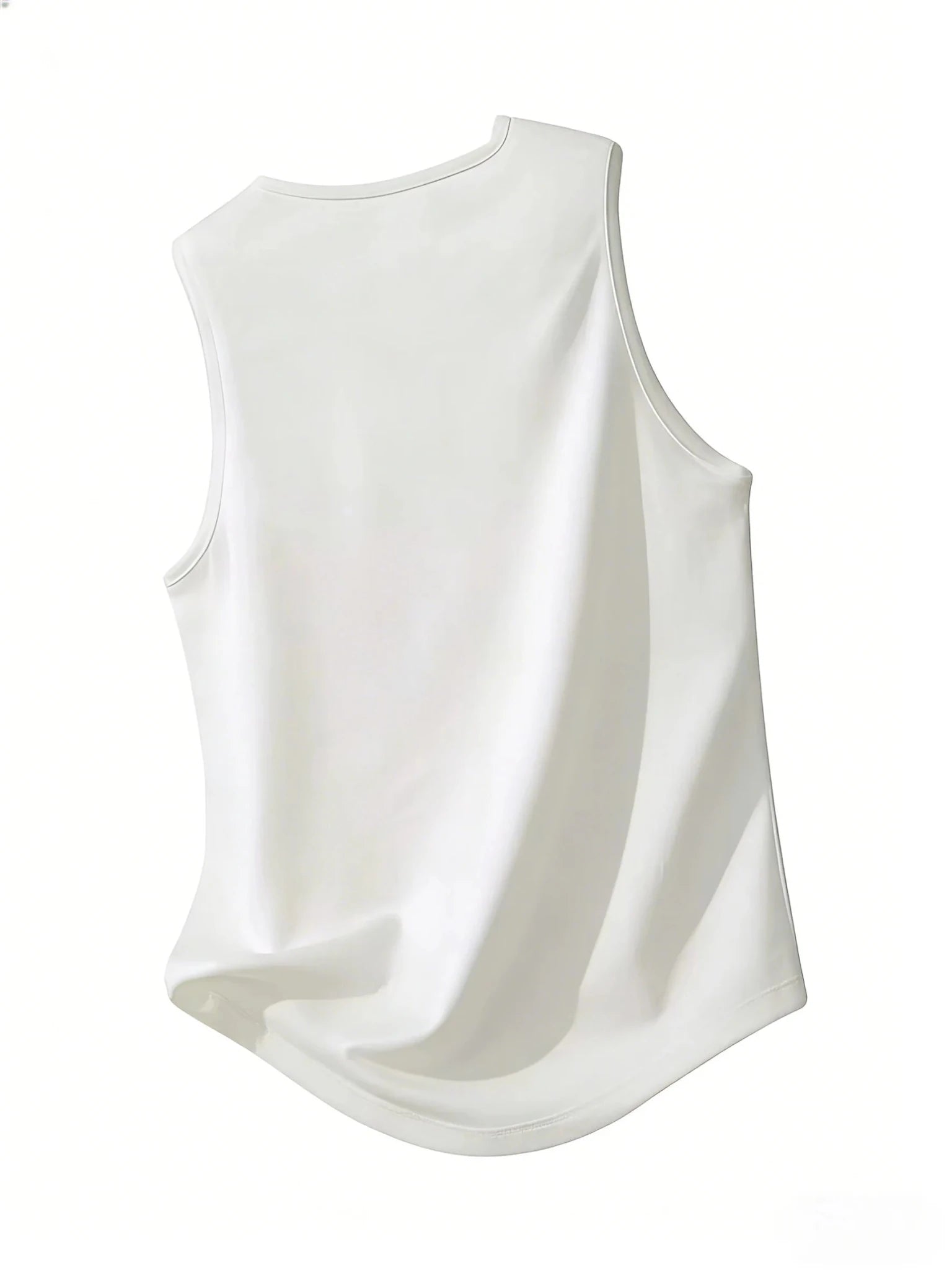 Men's fitness vest with fitness-themed patterns - breathable polyester, sleeveless sports outfit - PrimeNest
