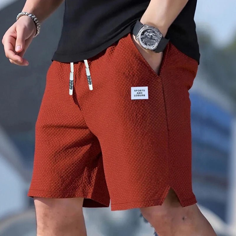 Men's Shorts, Men's Casual Pants, Men's Beach Shorts, Men's Sports Shorts, New Fashionable Textured Fabric, Breathable Pants, Suitable for Daily Casual Wear and Sports - PrimeNest