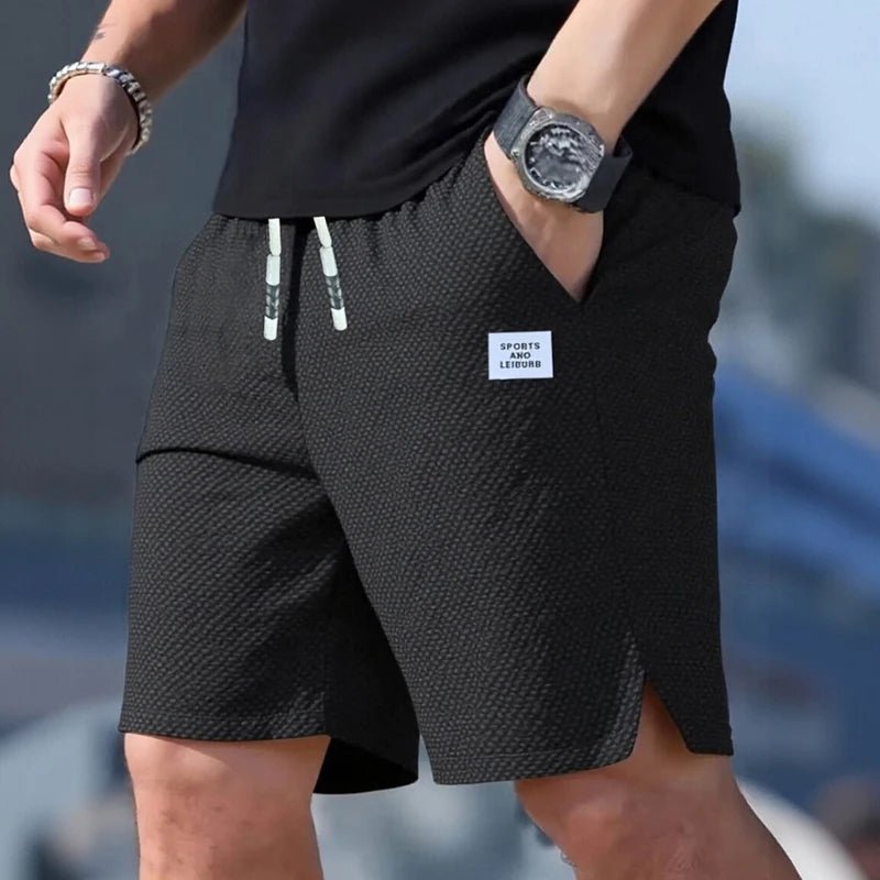 Men's Shorts, Men's Casual Pants, Men's Beach Shorts, Men's Sports Shorts, New Fashionable Textured Fabric, Breathable Pants, Suitable for Daily Casual Wear and Sports - PrimeNest