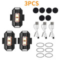 Motorcycle Light Drone Strobe Light 7 Color Mini USB LED Anti-Collision Bike Aircraft Night Flying Flashing Warning Signal Light - PrimeNest