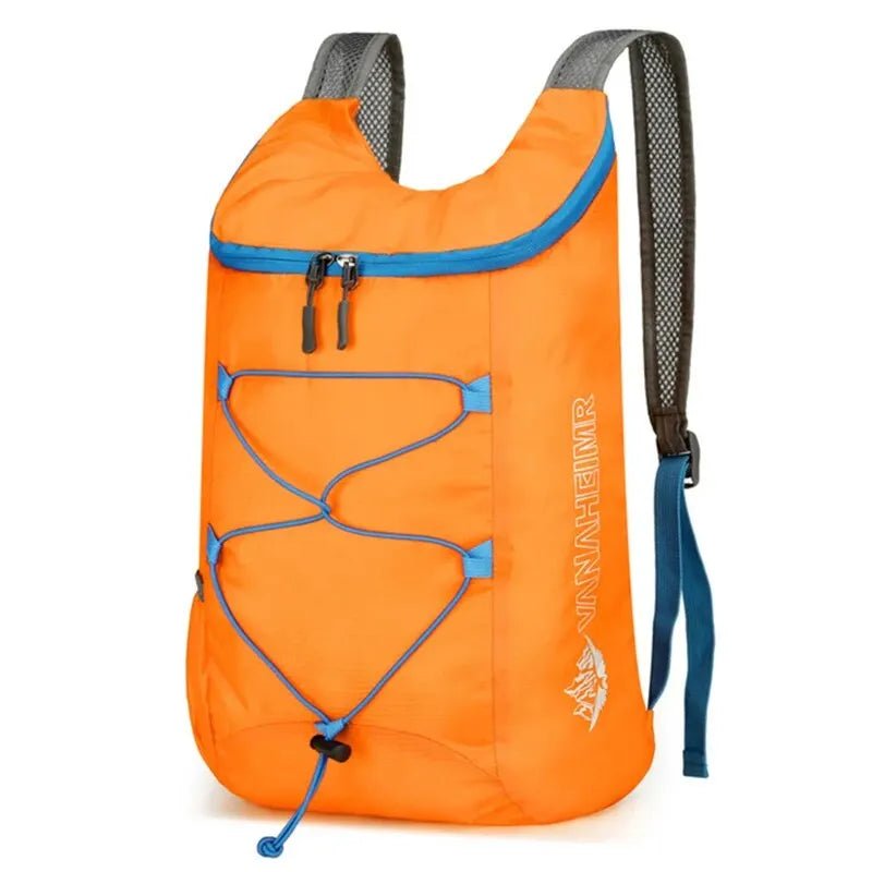 Multifunctional Outdoor Folding Backpack High Density Lightweight Waterproof Nylon Fabric Sports Bag for Camping Hiking Travel - PrimeNest
