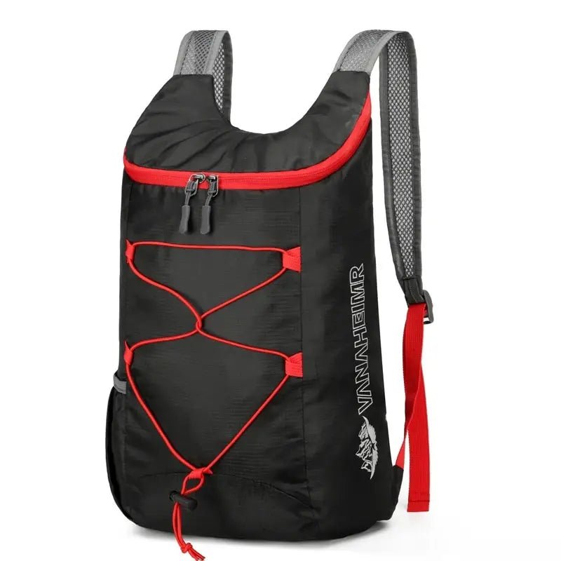 Multifunctional Outdoor Folding Backpack High Density Lightweight Waterproof Nylon Fabric Sports Bag for Camping Hiking Travel - PrimeNest
