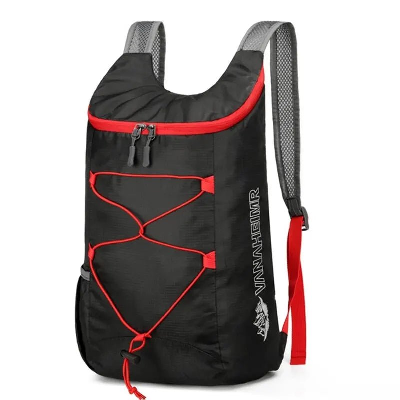 Multifunctional Outdoor Folding Backpack High Density Lightweight Waterproof Nylon Fabric Sports Bag for Camping Hiking Travel - PrimeNest