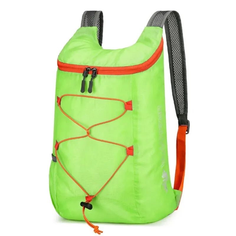 Multifunctional Outdoor Folding Backpack High Density Lightweight Waterproof Nylon Fabric Sports Bag for Camping Hiking Travel - PrimeNest