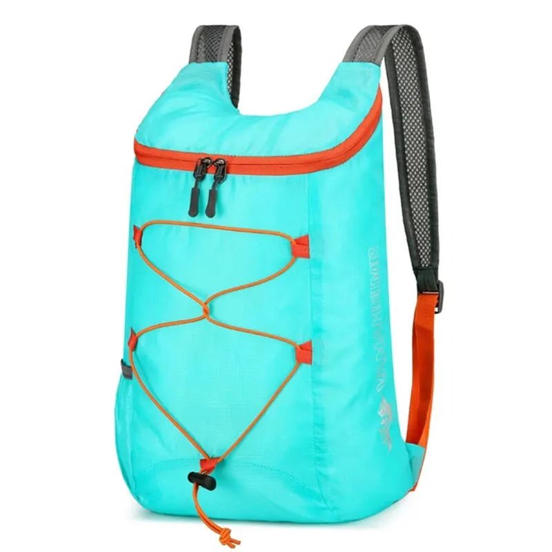 Multifunctional Outdoor Folding Backpack High Density Lightweight Waterproof Nylon Fabric Sports Bag for Camping Hiking Travel - PrimeNest