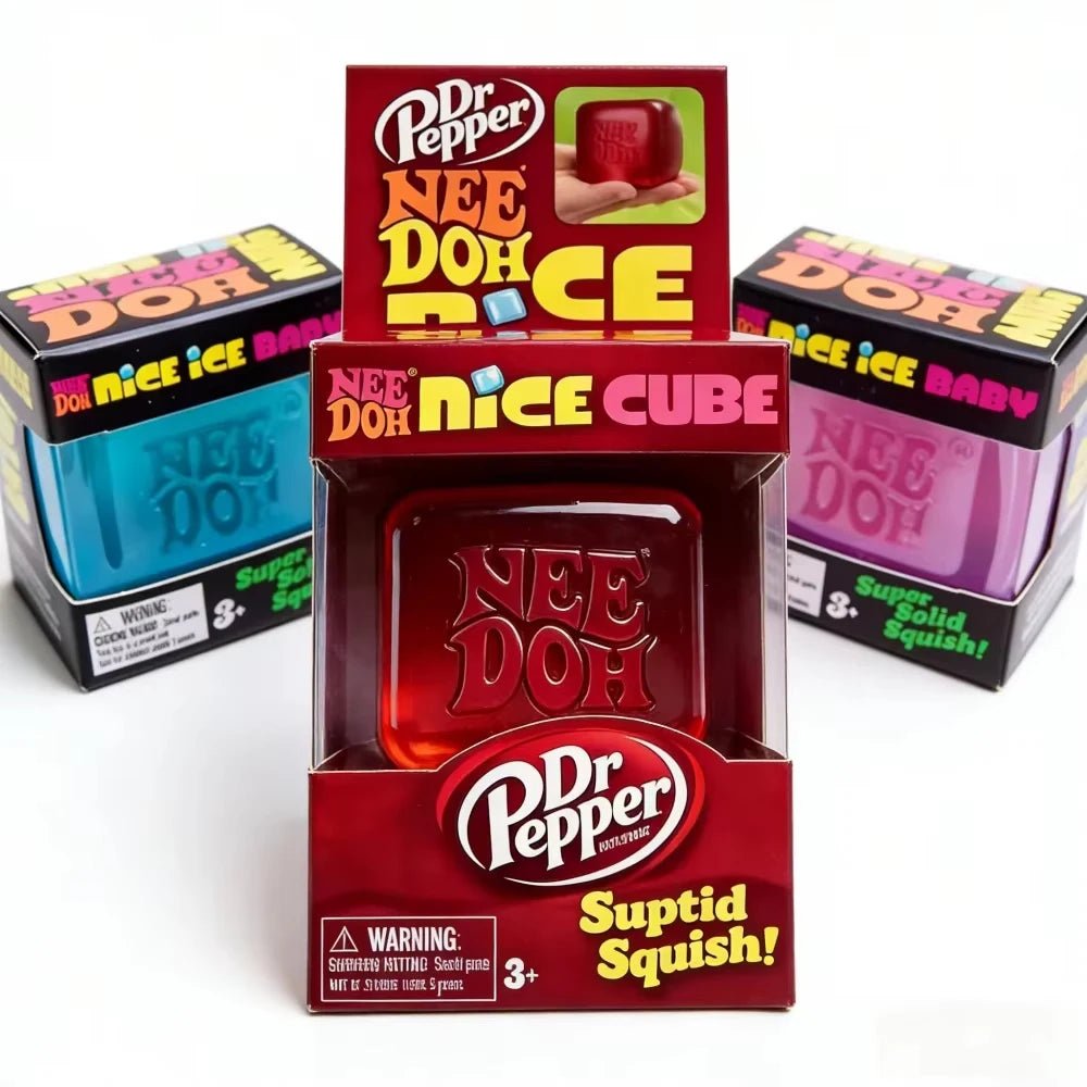 Needoh Nice Cube Sensory Stress Reliever Fidget Tool For Anxiety & Focus Desk Sensory Cube For Adults & Kids Birthday Gift - PrimeNest