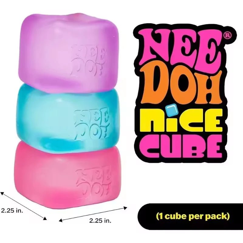 Needoh Nice Cube Sensory Stress Reliever Fidget Tool For Anxiety & Focus Desk Sensory Cube For Adults & Kids Birthday Gift - PrimeNest