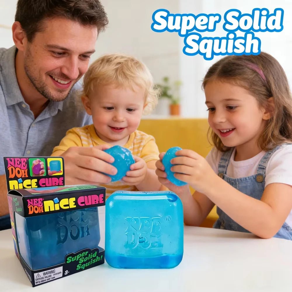 Needoh Nice Cube Sensory Stress Reliever Fidget Tool For Anxiety & Focus Desk Sensory Cube For Adults & Kids Birthday Gift - PrimeNest