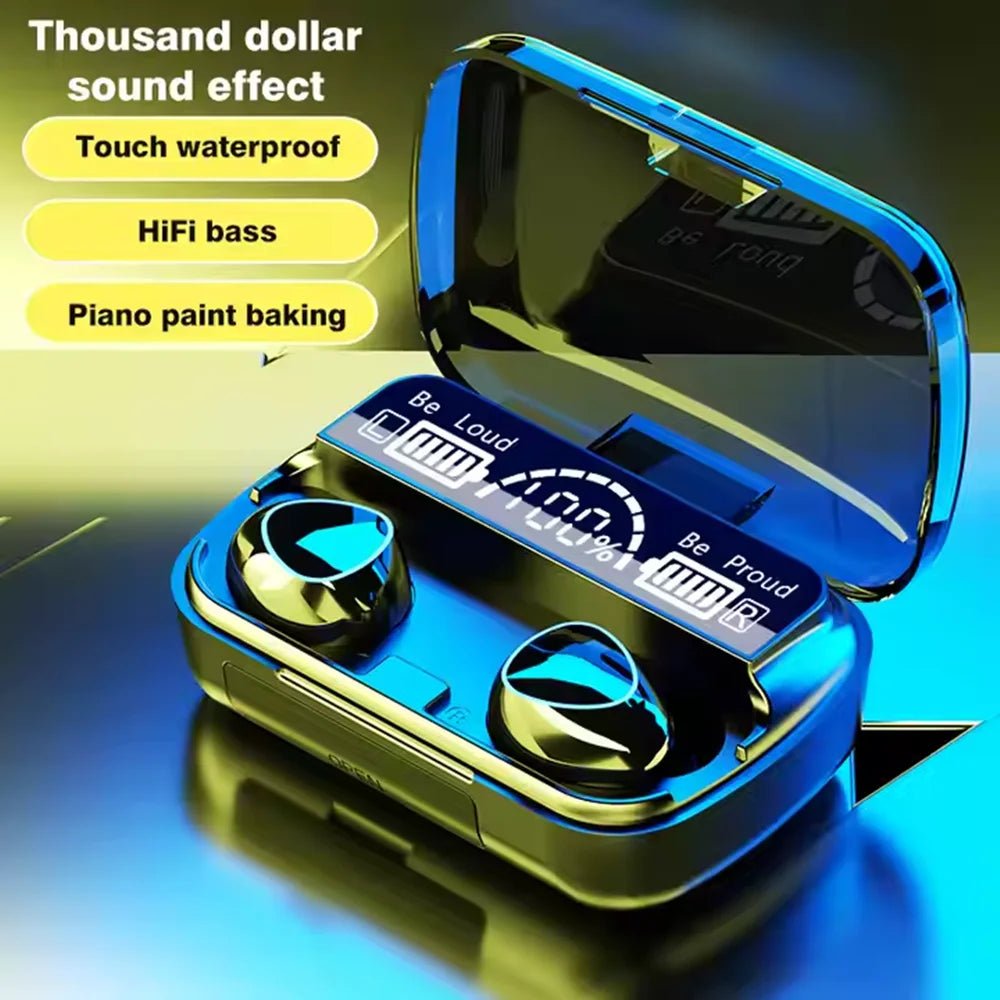 New Arrival M10 Earphone Wireless Headset High Quality Perfect Sound Earbuds Sports Game Music BT Headphone with Power Bank - PrimeNest