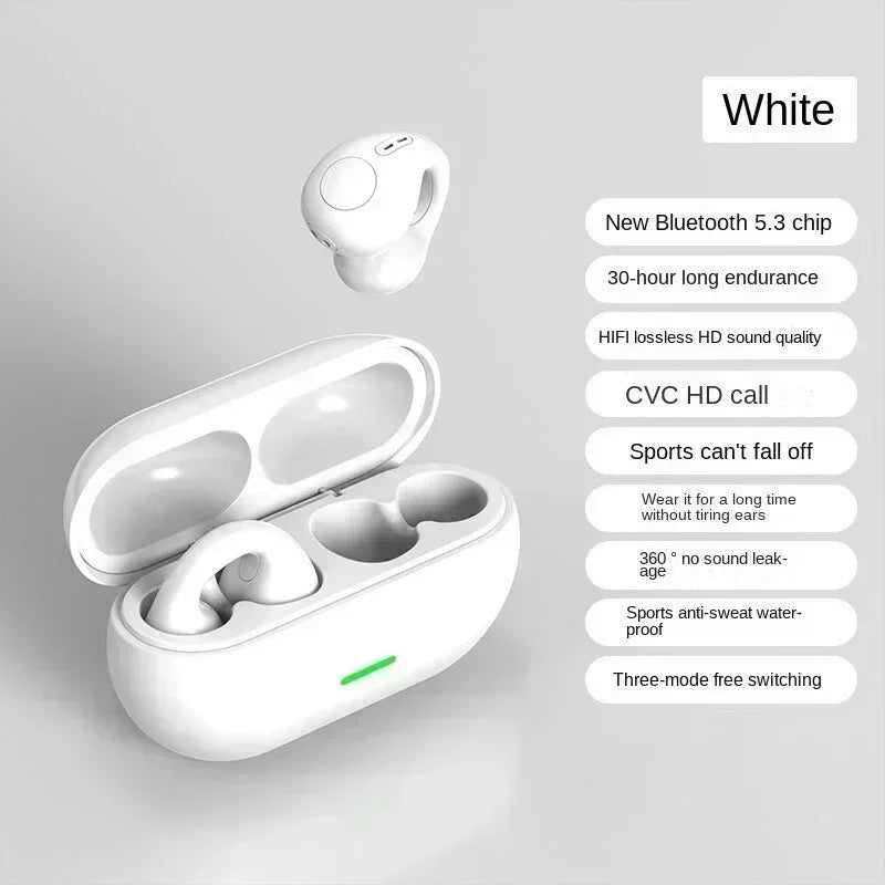 New Original T75 Bone Conduction Wireless Bluetooth 5.3 Headphones Sports Earphones HiFi Sound Quality Waterproof TWS Headset - PrimeNest